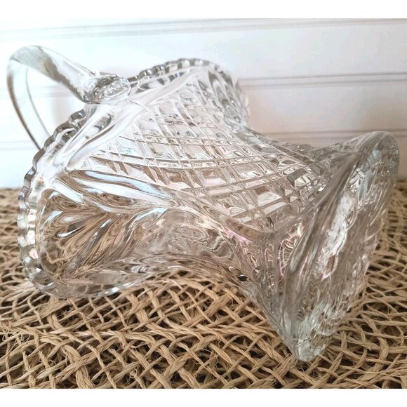 Vintage Princess House Basket, #530 Bride's Basket Lead Crystal Made in USA, EUC - Picture 3 of 10
